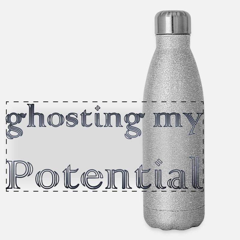 Ghosting My Potential Panoramic Glitter Thermal Bottle 500 ml