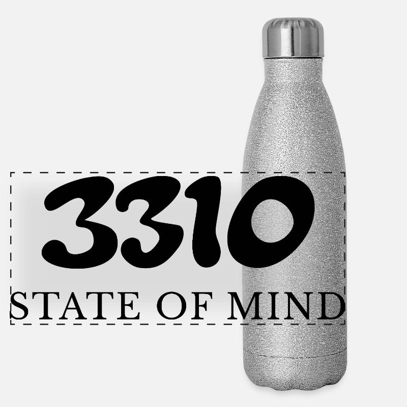 3310 Geisteszustand Panorama Glitzer Isolierflasche 500 ml