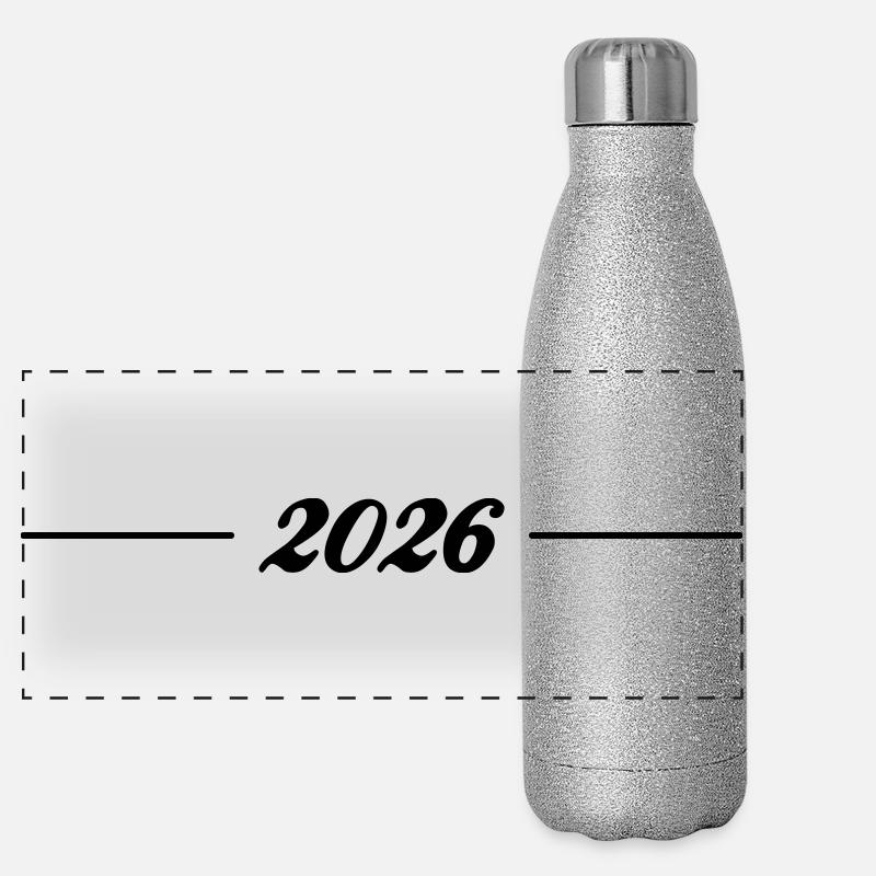 Ligne 2026 Gourde isotherme panoramique pailletée 500 ml