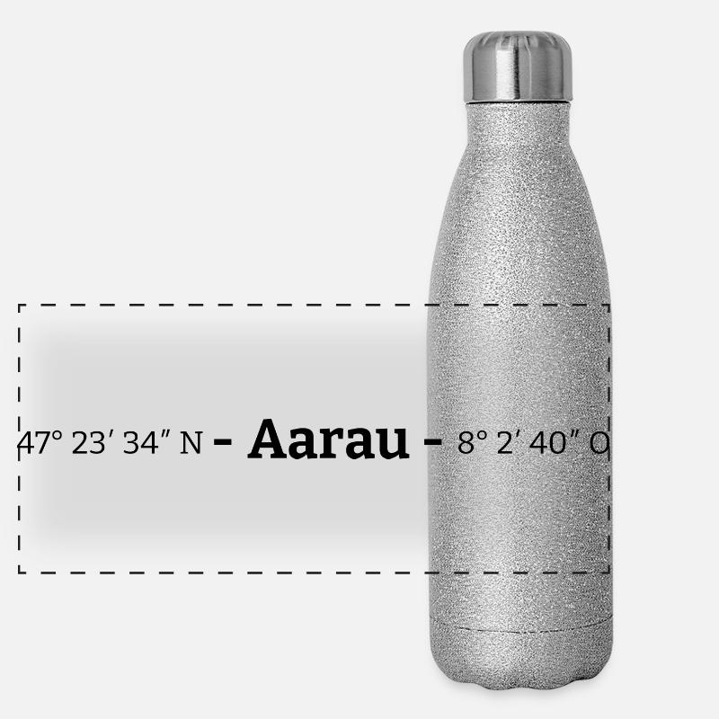 Coordinates: Aarau, Canton of Aargau Panoramic Glitter Thermal Bottle 500 ml