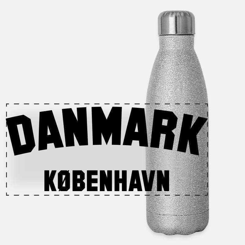 Copenhagen, Denmark Denmark Danmark Panoramic Glitter Thermal Bottle 500 ml