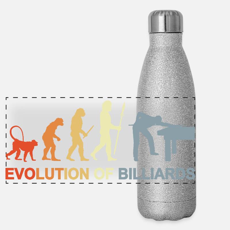 Billard Evolution Gourde isotherme panoramique pailletée 500 ml