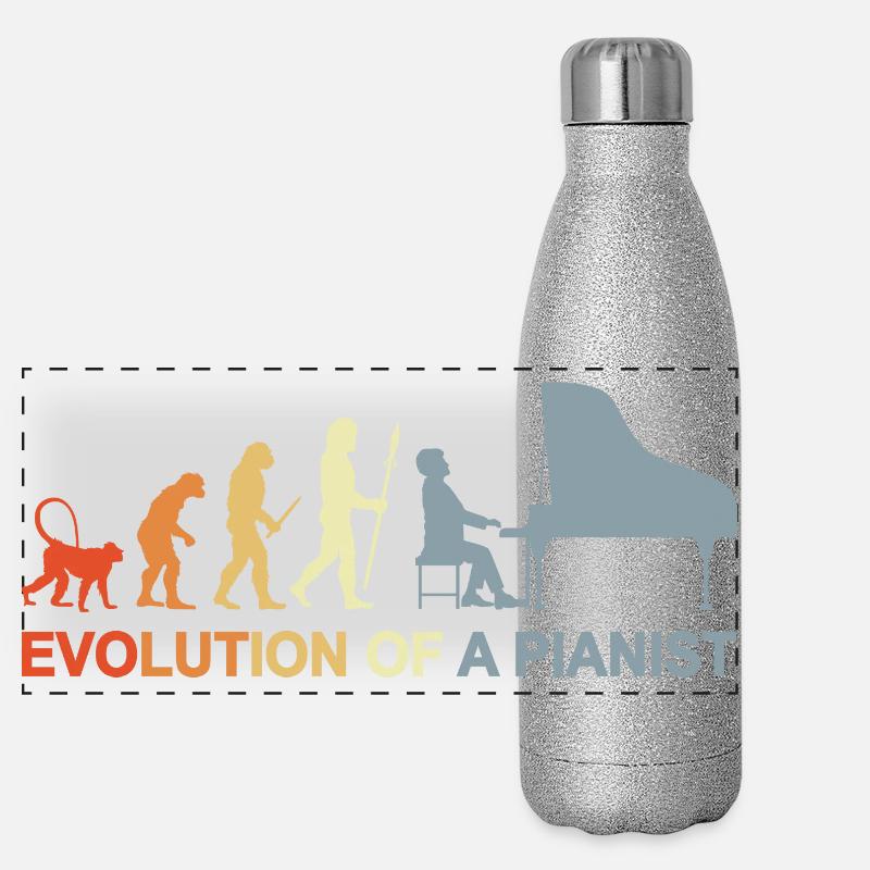 Piano Evolution Panorama Glitzer Isolierflasche 500 ml