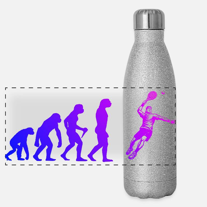 Compact padel design for padel players Panoramic Glitter Thermal Bottle 500 ml