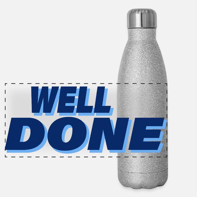 WELL DONE Panoramic Glitter Thermal Bottle 500 ml