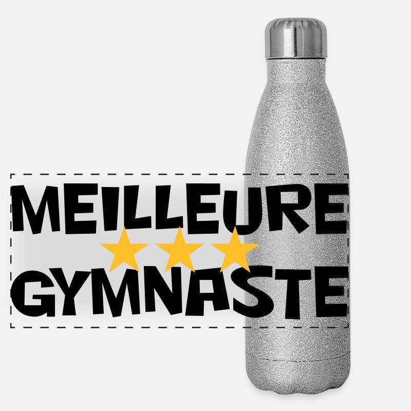 Meilleure Gymnaste Gourde isotherme panoramique pailletée 500 ml