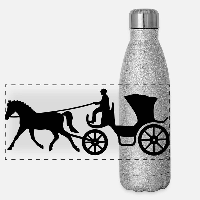 véhicule Gourde isotherme panoramique pailletée 500 ml