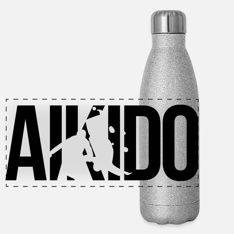 aikido Panorama Glitzer Isolierflasche 500 ml