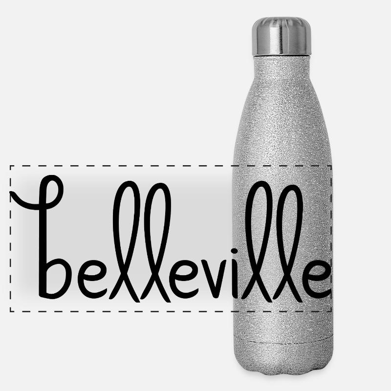 Belleville Panorama Glitzer Isolierflasche 500 ml