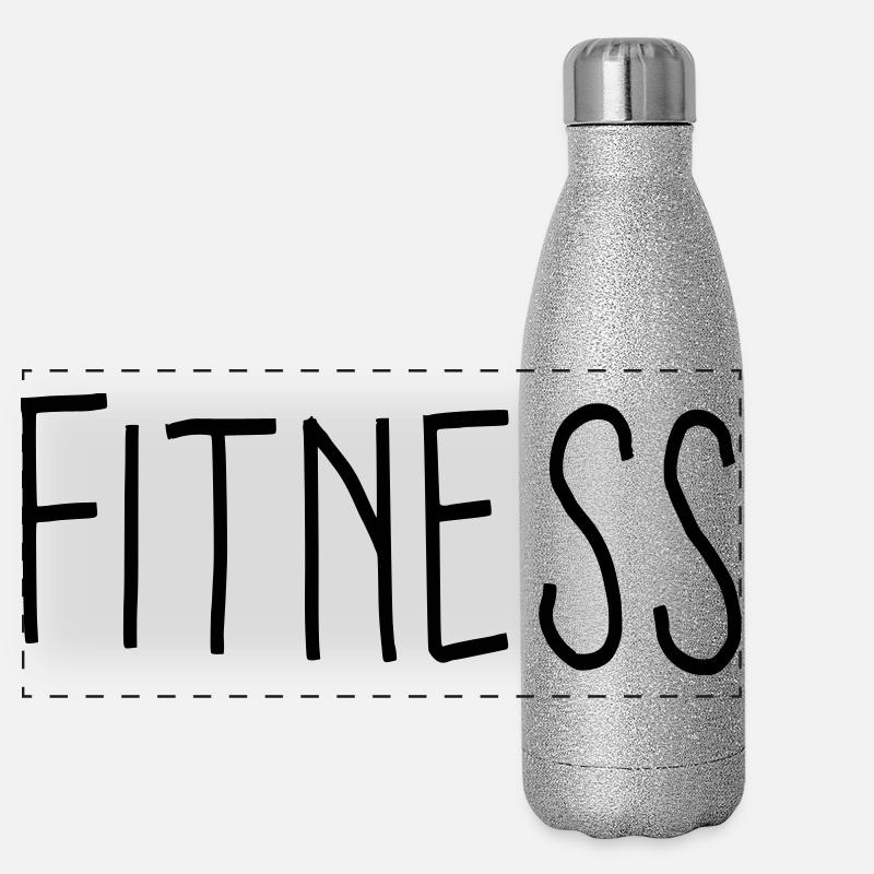 fitness Panoramic Glitter Thermal Bottle 500 ml