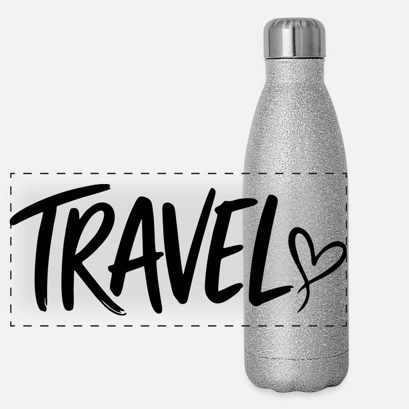 Voyager Gourde isotherme panoramique pailletée 500 ml