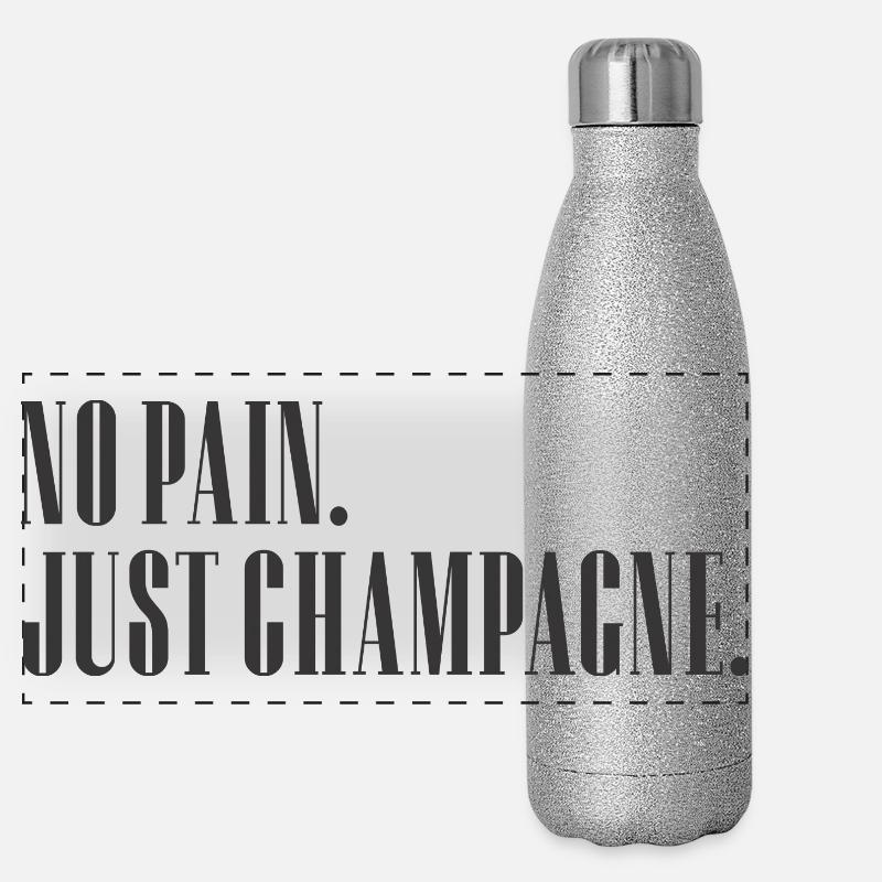 pas de douleur Gourde isotherme panoramique pailletée 500 ml