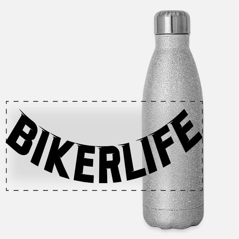 Bikerlife_ _cool Gourde isotherme panoramique pailletée 500 ml