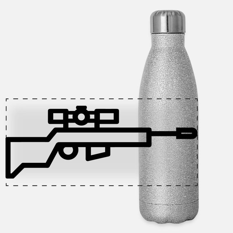 Sniper Gourde isotherme panoramique pailletée 500 ml