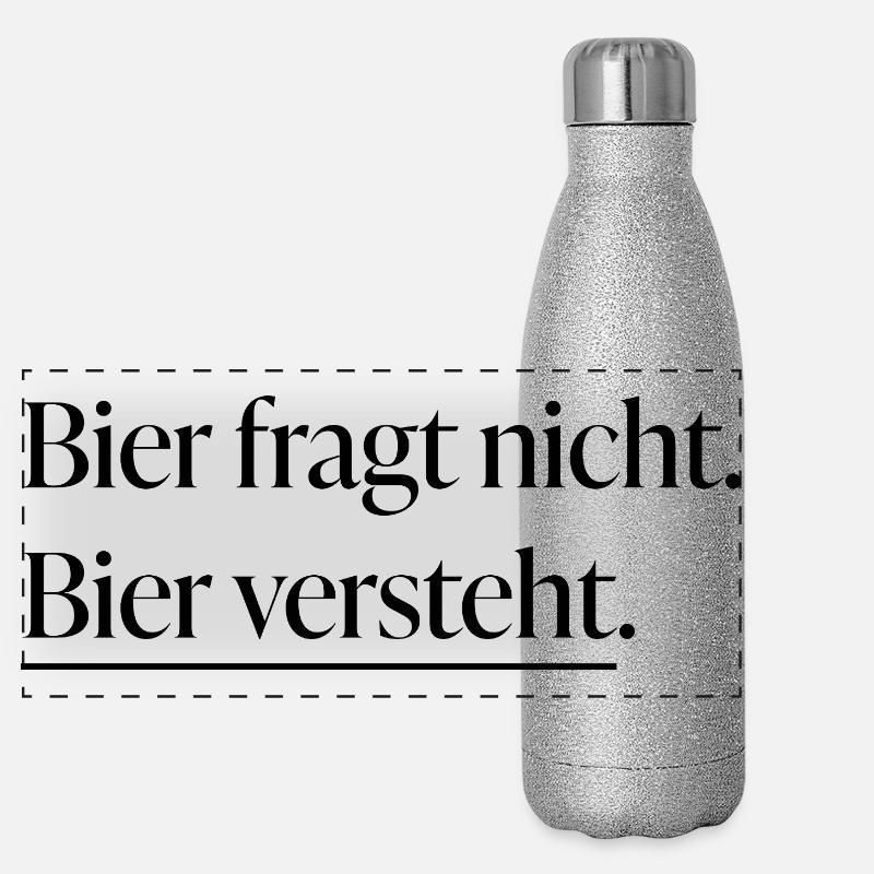 Beer comprend Gourde isotherme panoramique pailletée 500 ml