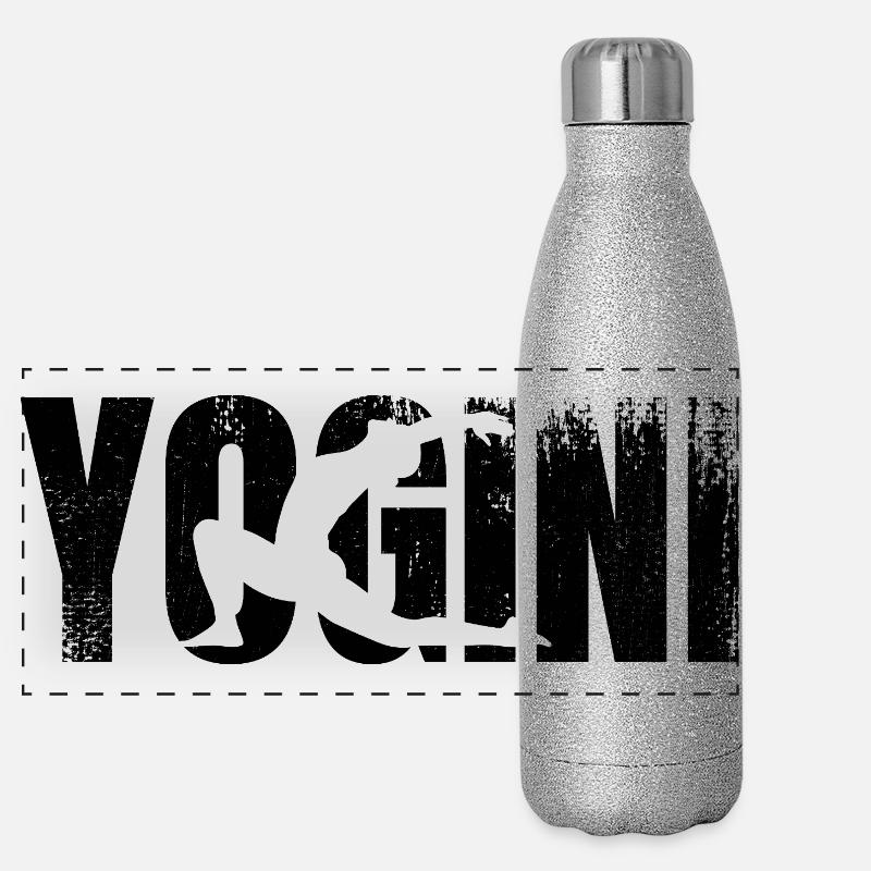 Professeur de yoga Gourde isotherme panoramique pailletée 500 ml