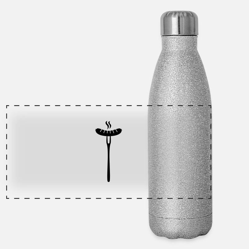 spitted sausage Panoramic Glitter Thermal Bottle 500 ml