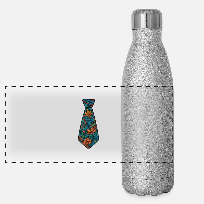 Tie Panoramic Glitter Thermal Bottle 500 ml