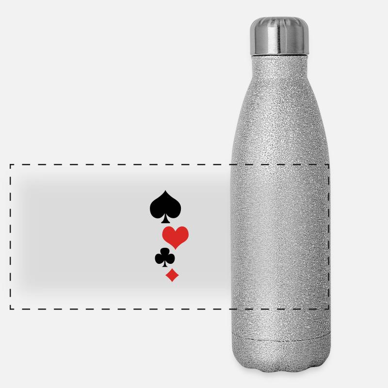 Cards 1 Gourde isotherme panoramique pailletée 500 ml