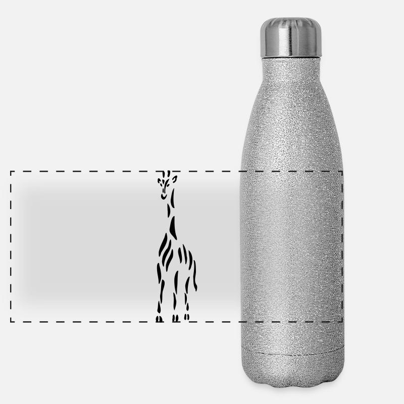 Giraffe Panoramic Glitter Thermal Bottle 500 ml