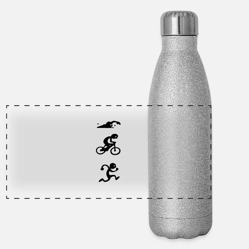 triathlon Gourde isotherme panoramique pailletée 500 ml