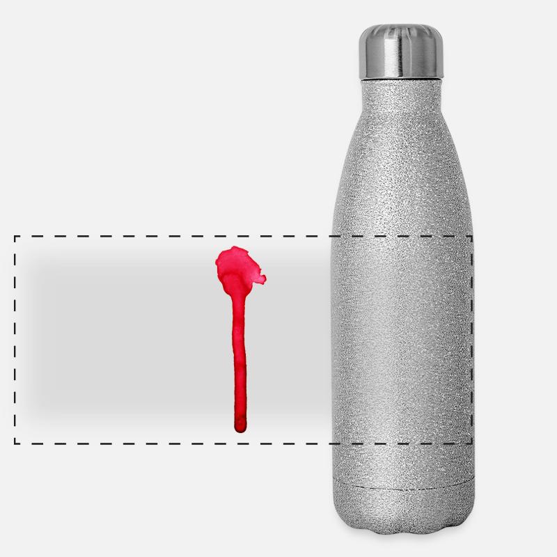 Une éclaboussure de couleur Gourde isotherme panoramique pailletée 500 ml