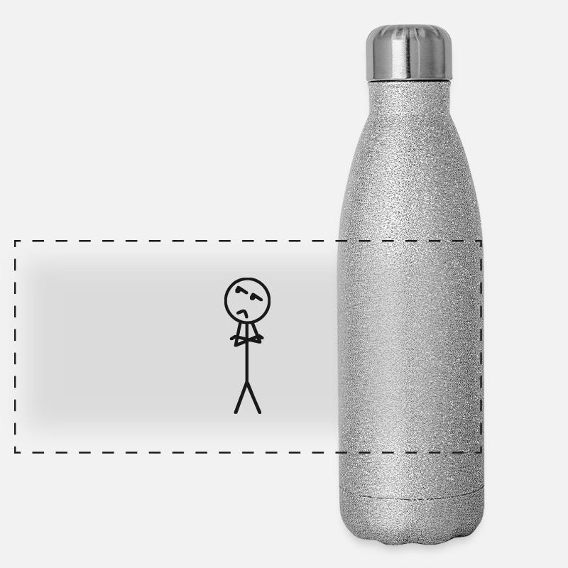 Oh, la culture du gazon par Seli Gourde isotherme panoramique pailletée 500 ml