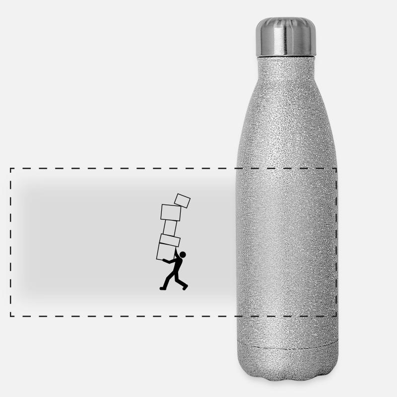 removal Panoramic Glitter Thermal Bottle 500 ml