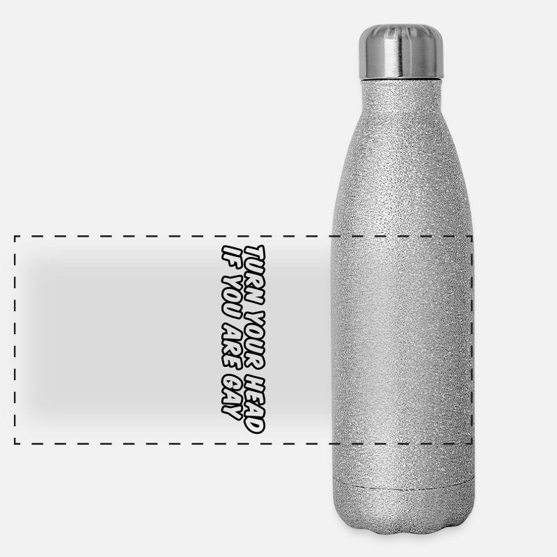 turn your head Panoramic Glitter Thermal Bottle 500 ml