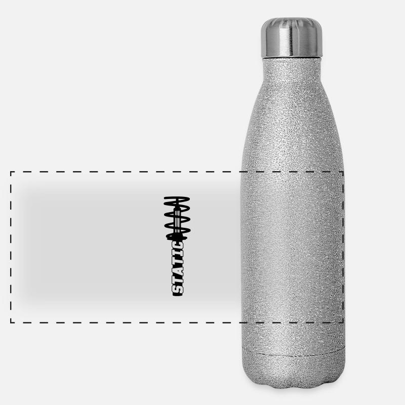 static Panorama Glitzer Isolierflasche 500 ml