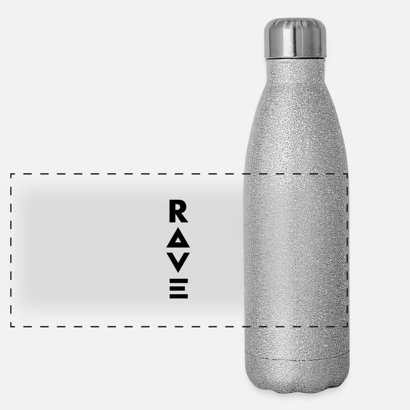 Rave Design Panorama Glitzer Isolierflasche 500 ml