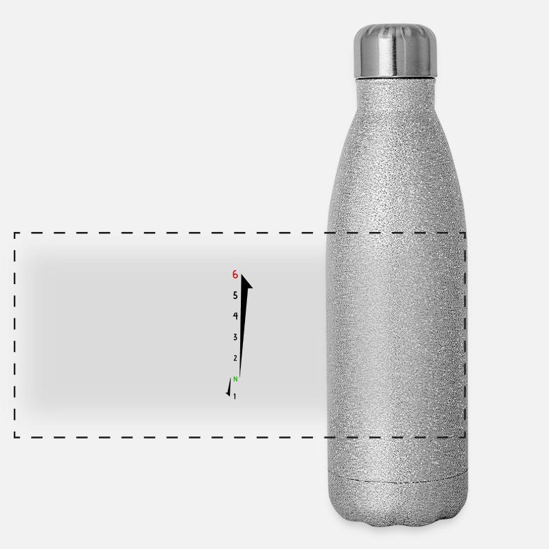 Les vitesses de la moto Gourde isotherme panoramique pailletée 500 ml