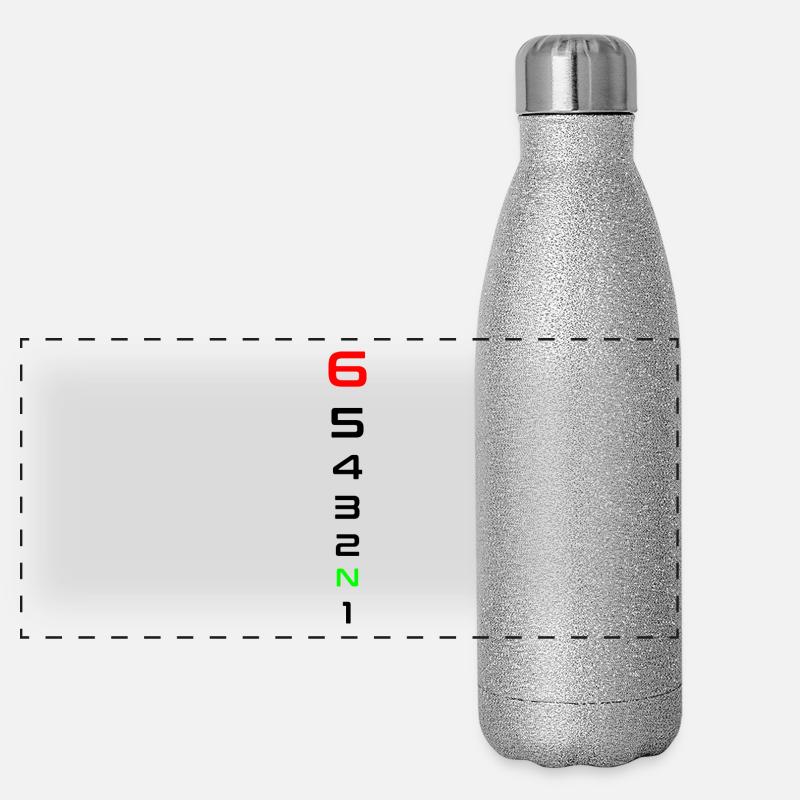 Moto Biker biker cadeau cadeau idée Gourde isotherme panoramique pailletée 500 ml