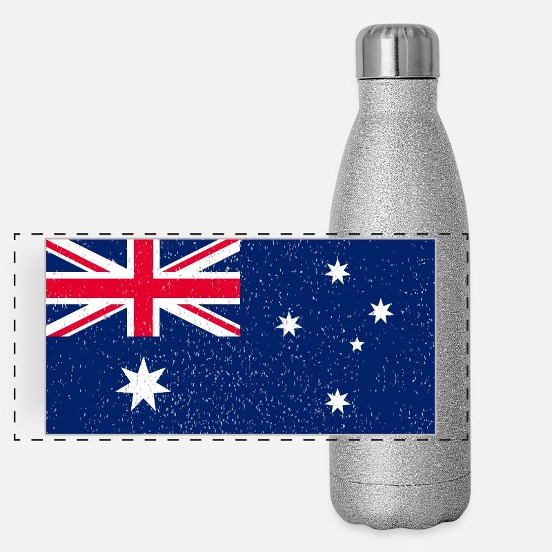 Australia Panoramic Glitter Thermal Bottle 500 ml