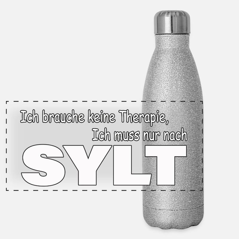 Sylt de thérapie Gourde isotherme panoramique pailletée 500 ml
