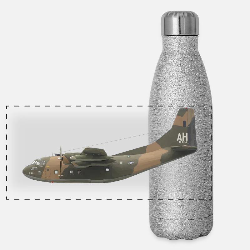 C-123 Provider Panorama Glitzer Isolierflasche 500 ml