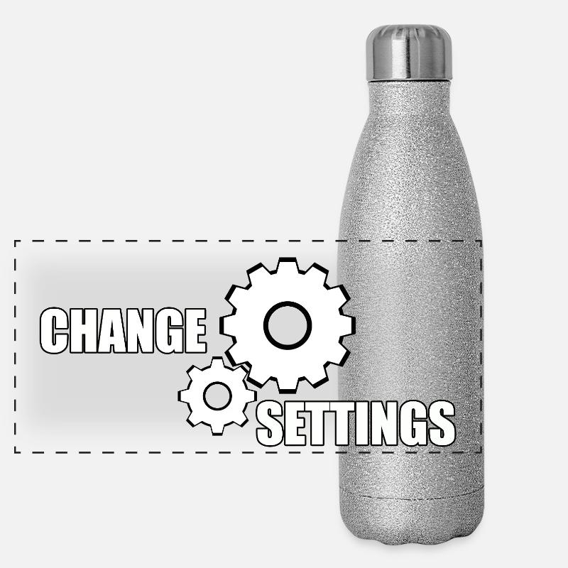 MODIFIER LES RÉGLAGES Gourde isotherme panoramique pailletée 500 ml