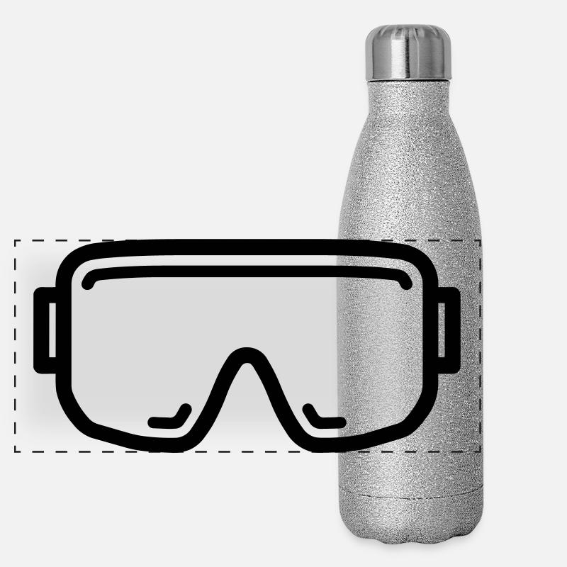 Safety glasses Panoramic Glitter Thermal Bottle 500 ml