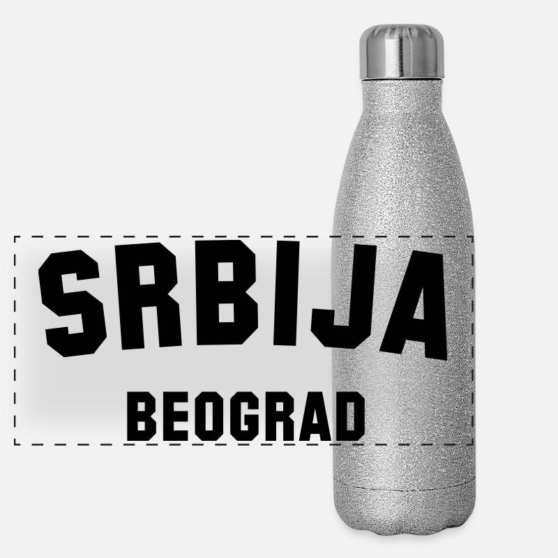 BEOGRAD Belgrad Belgrade Serbien Serbie Gourde isotherme panoramique pailletée 500 ml