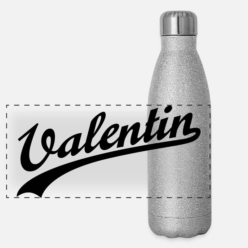 Valentin Panorama Glitzer Isolierflasche 500 ml