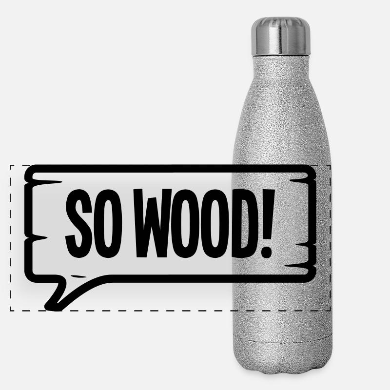 ALORS DU BOIS ! Gourde isotherme panoramique pailletée 500 ml