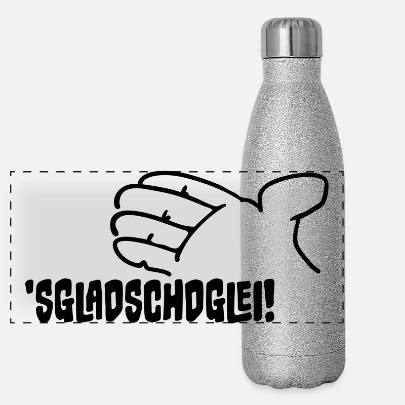 Sgladschdglei! It's about to clap! Panoramic Glitter Thermal Bottle 500 ml