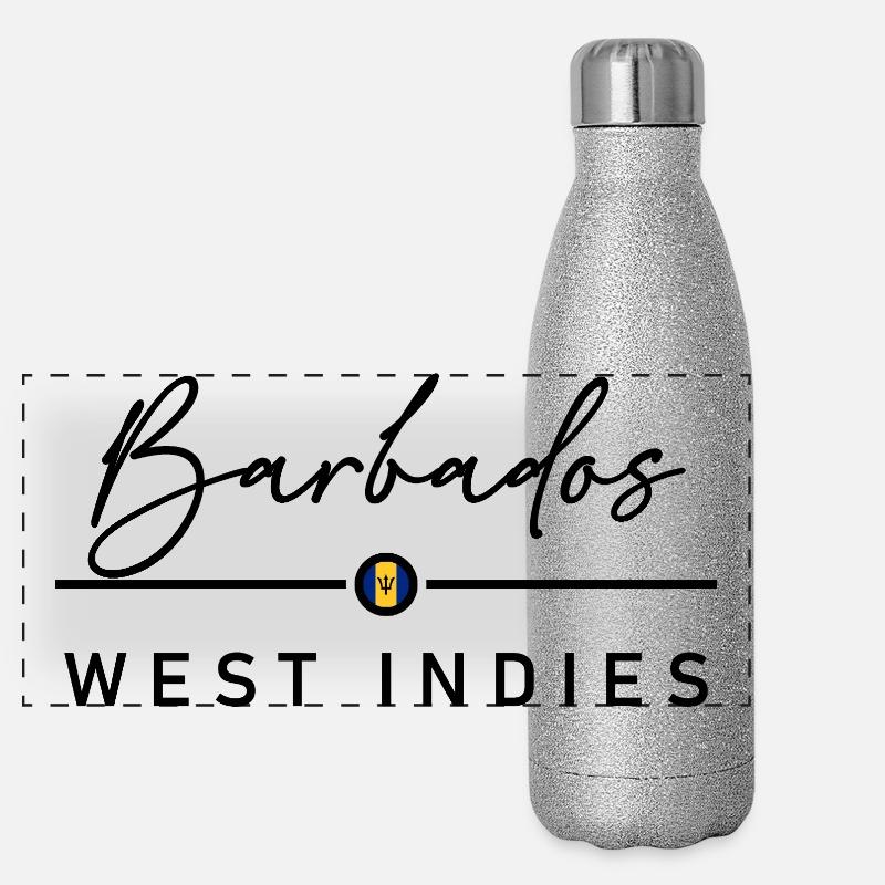 Barbade - Antilles - Caraïbes Gourde isotherme panoramique pailletée 500 ml