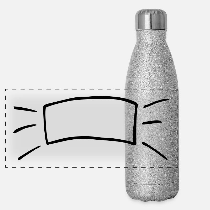 Banner Panorama Glitzer Isolierflasche 500 ml