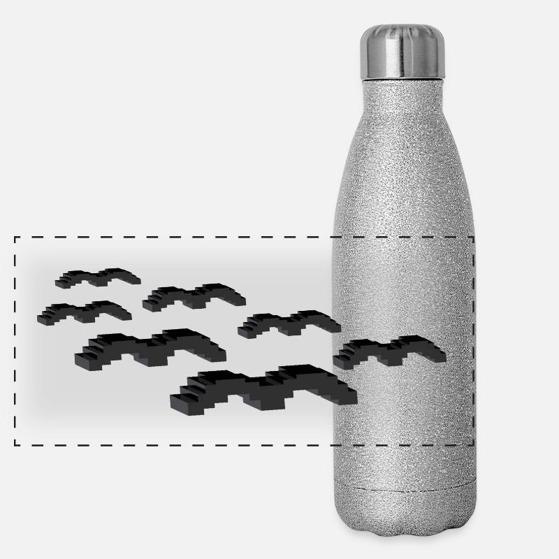 Birds Panoramic Glitter Thermal Bottle 500 ml