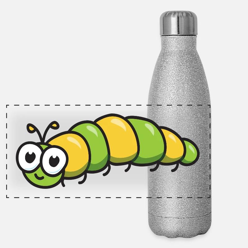 chenille Gourde isotherme panoramique pailletée 500 ml