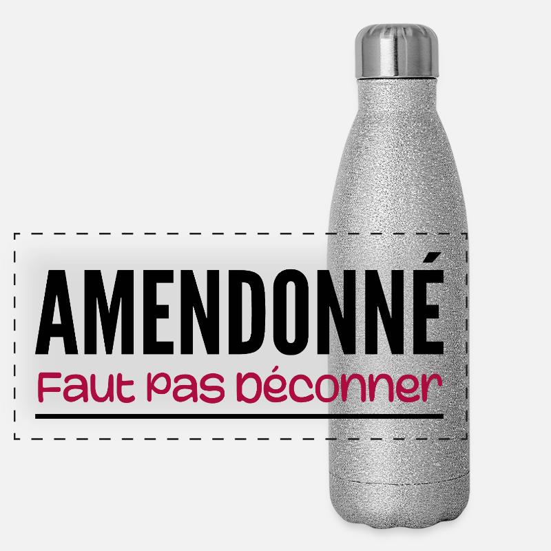 Amended, don't mess around Panoramic Glitter Thermal Bottle 500 ml
