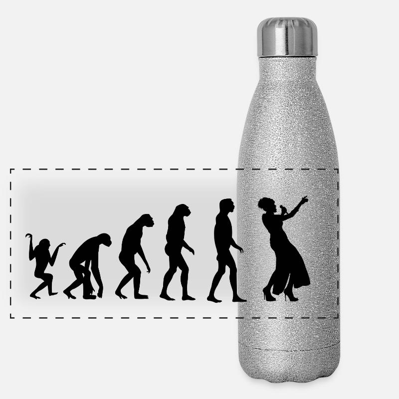 Evolution Sängerin Panorama Glitzer Isolierflasche 500 ml