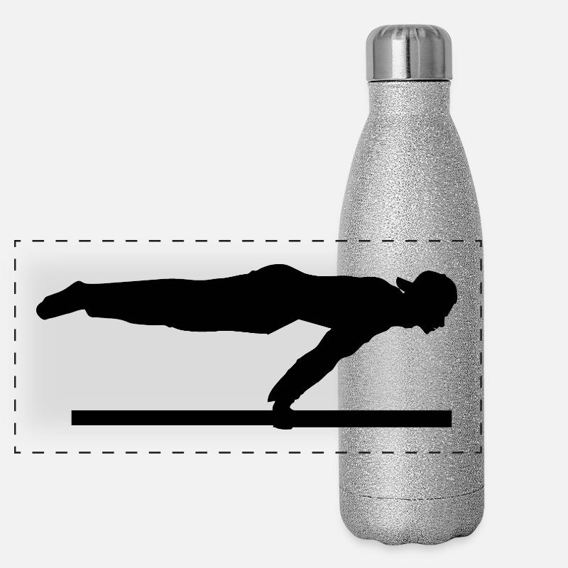 Full Planche - Calisthenics Panoramic Glitter Thermal Bottle 500 ml