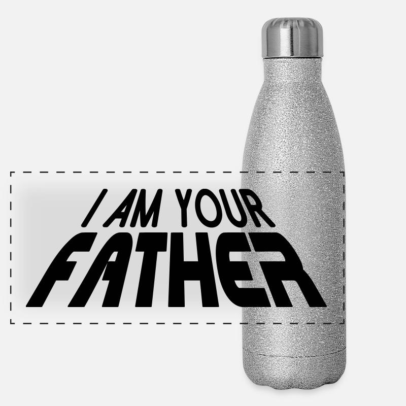 I am your FATHER 3D (1c) Gourde isotherme panoramique pailletée 500 ml